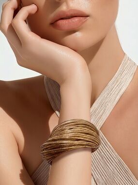 Y2K multi-Strand Wrapped Bracelet Brand New